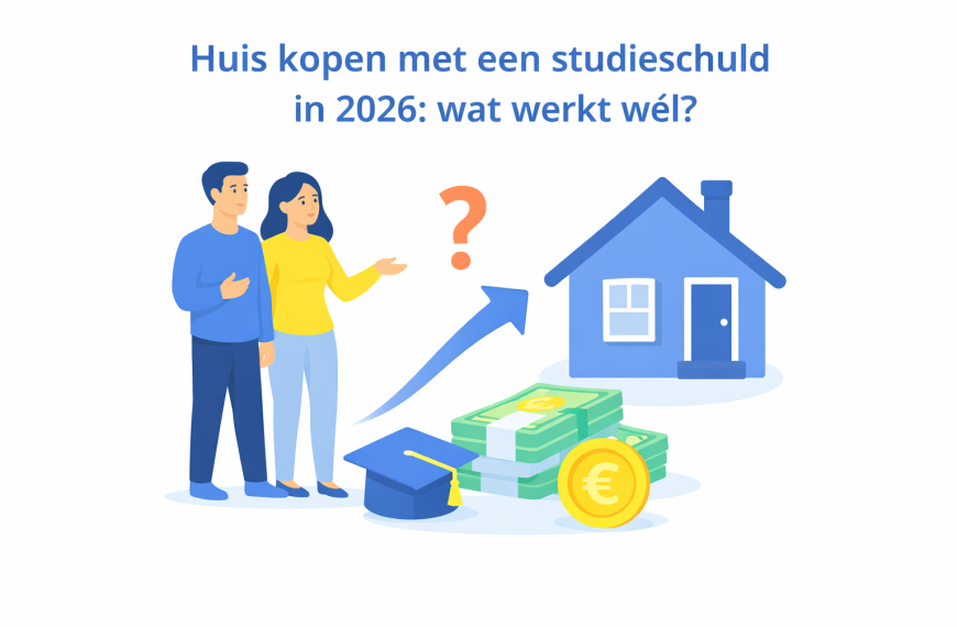 Huis kopen met een studieschuld in 2026: wat werkt&hellip;