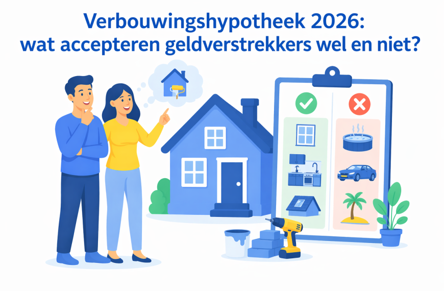 Verbouwingshypotheek 2026: wat accepteren geldverstrekkers wel en niet?